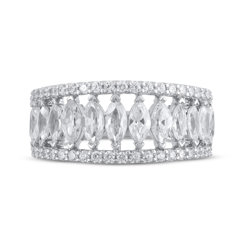 Lab-Created Diamonds by KAY Marquise-Cut Anniversary Band 2 ct tw 14K White Gold