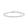 Thumbnail Image 1 of Diamond Scalloped Tennis Bracelet 1 ct tw 10K White Gold 7.25&quot;