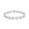 Thumbnail Image 0 of Love Entwined Diamond Link Bracelet 2-1/2 ct tw 10K White Gold 7"