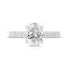 Thumbnail Image 3 of Now + Forever Lab-Grown Diamonds Oval-Cut Engagement Ring 2-1/2 ct tw 14K White Gold