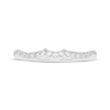 Thumbnail Image 8 of Now + Forever Lab-Grown Diamonds Contour Wedding Band 1/6 ct tw 14K White Gold