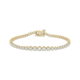Diamond Tennis Bracelet 3 ct tw 14K Yellow Gold 7"