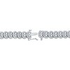 Thumbnail Image 3 of Diamond Overlapping Oval Link Tennis Bracelet 5 ct tw 10K White Gold 7&quot;