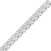 Thumbnail Image 1 of Diamond Infinity & Marquise Link Tennis Bracelet 1/4 ct tw Sterling Silver 7.25"