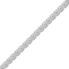 Thumbnail Image 1 of Diamond Cushion Link Tennis Bracelet 1/10 ct tw Sterling Silver 7.25"