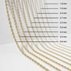 Thumbnail Image 4 of Diamond-Cut Wheat Chain Necklace 3.5mm Hollow 10K Yellow Gold 20"