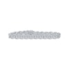 Thumbnail Image 1 of Diamond Braided Link Bracelet 3 ct tw 10K White Gold 7&quot;