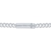 Thumbnail Image 1 of Men's Diamond Cross Bracelet 1/4 ct tw Sterling Silver 9"