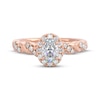 Thumbnail Image 6 of THE LEO Prisma Diamond Oval-Cut Halo Engagement Ring 5/8 ct tw 14K Rose Gold