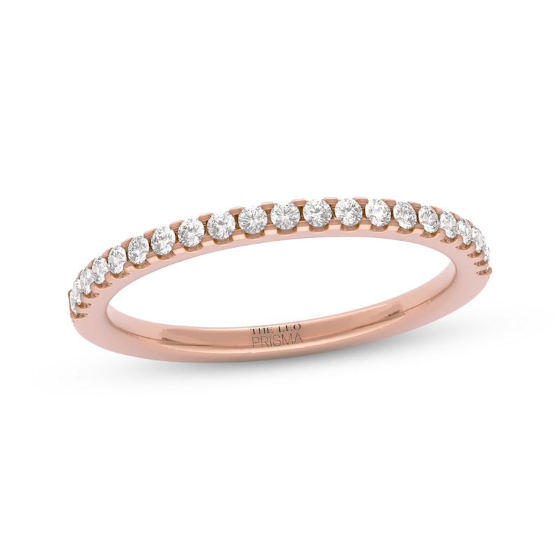 Main Image 7 of THE LEO Prisma Diamond Wedding Band 1/4 ct tw 14K White Gold