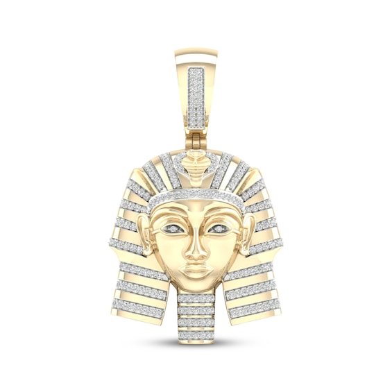 Men's Diamond Pharaoh Charm 1/2 ct tw 10K Yellow Gold