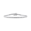 Thumbnail Image 1 of Diamond Bar Line Bracelet 1/4 ct tw Sterling Silver 7.5&quot;