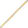 Thumbnail Image 1 of Diamond Curb Chain Bracelet 1/2 ct tw 10K Yellow Gold 7.25"
