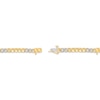Thumbnail Image 2 of Diamond Curb Chain Bracelet 1/2 ct tw 10K Yellow Gold 7.25"