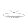 Thumbnail Image 1 of Multi-Diamond S-Link Bolo Bracelet 1/5 ct tw Sterling Silver