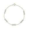 Thumbnail Image 1 of Diamond Twist Link Chain Bracelet 1/2 ct tw 10K Yellow Gold 7.5&quot;