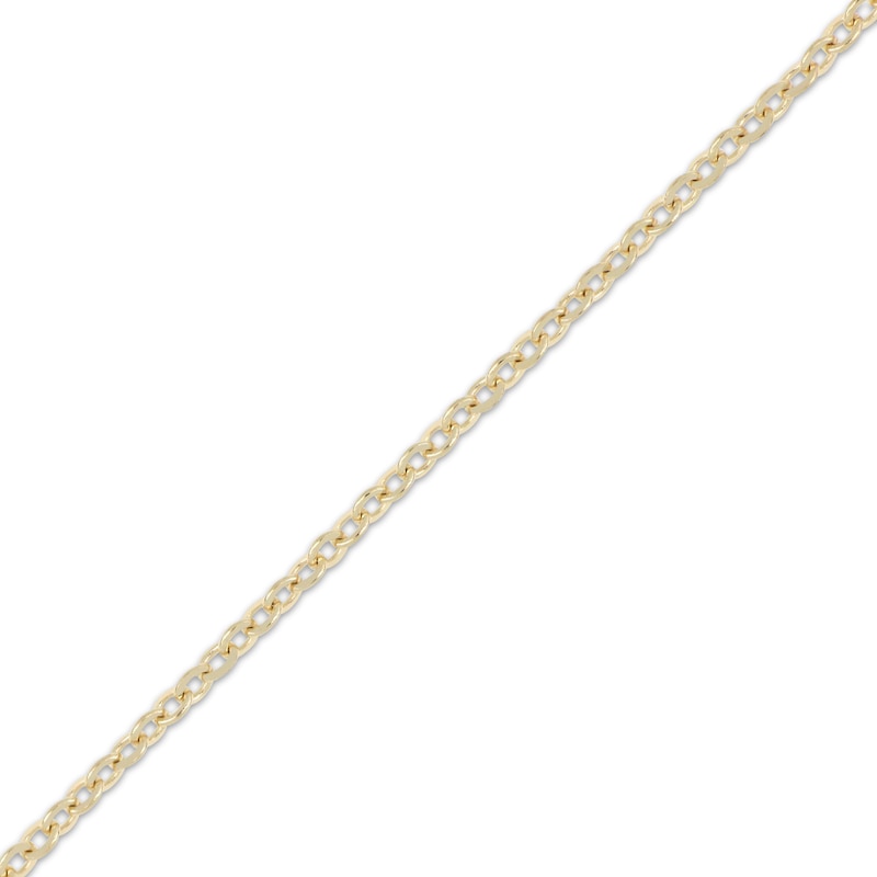 Main Image 2 of Diamond-Cut Cable Chain Necklace 1.7mm Solid 14K Yellow Gold 18&quot;