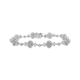 Diamond Scatter Bracelet 3 ct tw 14K White Gold 7"