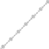 Thumbnail Image 2 of Diamond Scatter Bracelet 3 ct tw 14K White Gold 7&quot;