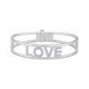 Thumbnail Image 1 of Diamond &quot;Love&quot; Bangle Bracelet 1/3 ct tw Sterling Silver