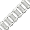 Thumbnail Image 1 of Men's Diamond Bicycle Chain Bracelet 1 ct tw Sterling Silver 8.5"