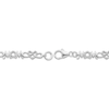 Thumbnail Image 3 of Diamond &quot;Mom&quot; Infinity with Hearts Link Bracelet 1/8 ct tw Sterling Silver 7&quot;
