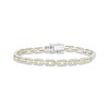 Thumbnail Image 1 of Linked Always Diamond Link Bracelet 1 ct tw 10K Two-Tone Gold 7&quot;