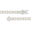 Thumbnail Image 2 of Linked Always Diamond Link Bracelet 1 ct tw 10K Two-Tone Gold 7&quot;
