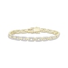 Thumbnail Image 0 of Linked Always Diamond Chain Link Bracelet 1 ct tw 10K Yellow Gold 7"