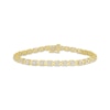 Thumbnail Image 1 of Diamond &quot;XO&quot; Bracelet 1/2 ct tw 10K Yellow Gold 7&quot;