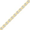 Thumbnail Image 2 of Diamond &quot;XO&quot; Bracelet 1/2 ct tw 10K Yellow Gold 7&quot;