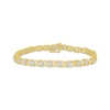 Thumbnail Image 1 of Diamond &quot;XO&quot; Bracelet 1 ct tw 10K Yellow Gold 7&quot;