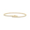 Thumbnail Image 1 of Diamond Tennis Bracelet with Magnetic Clasp 1 ct tw 10K Yellow Gold 7&quot;