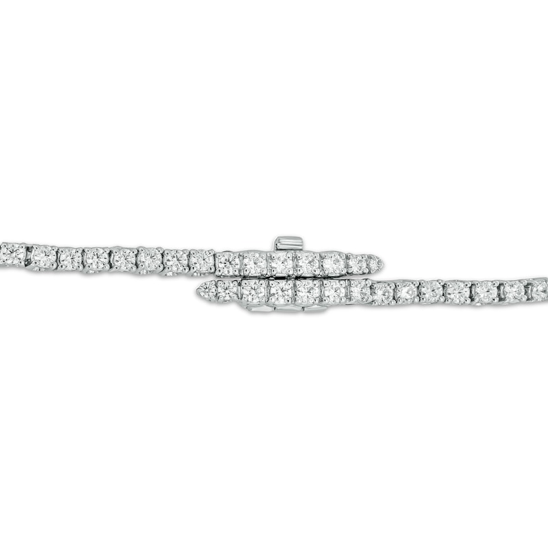 Main Image 2 of Diamond Tennis Bracelet with Magnetic Clasp 2 ct tw 10K White Gold 7&quot;
