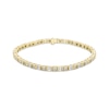 Thumbnail Image 0 of Baguette & Round-Cut Multi-Diamond Bracelet 2 ct tw 10K Yellow Gold 7"