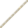 Thumbnail Image 1 of Baguette & Round-Cut Multi-Diamond Bracelet 2 ct tw 10K Yellow Gold 7"