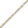 Thumbnail Image 2 of Baguette & Round-Cut Multi-Diamond Bracelet 2 ct tw 10K Yellow Gold 7&quot;