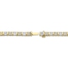 Thumbnail Image 2 of Baguette & Round-Cut Multi-Diamond Bracelet 2 ct tw 10K Yellow Gold 7"