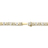 Thumbnail Image 3 of Baguette & Round-Cut Multi-Diamond Bracelet 2 ct tw 10K Yellow Gold 7&quot;