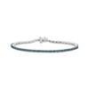 Thumbnail Image 0 of Blue Diamond Tennis Bracelet 1/2 ct tw Sterling Silver 7.25"