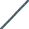 Thumbnail Image 1 of Blue Diamond Tennis Bracelet 1/2 ct tw Sterling Silver 7.25"