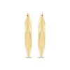 Thumbnail Image 2 of Hollow Hexagon-Shaped Hoop Earrings 14K Yellow Gold