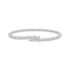 Thumbnail Image 0 of Diamond Link Bracelet with Magnetic Clasp 1/2 ct tw 10K White Gold 7"