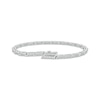 Thumbnail Image 1 of Diamond Link Bracelet with Magnetic Clasp 1/2 ct tw 10K White Gold 7&quot;