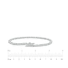 Thumbnail Image 3 of Diamond Link Bracelet with Magnetic Clasp 1/2 ct tw 10K White Gold 7"
