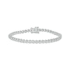 Thumbnail Image 0 of Diamond Stacked S-Link Bracelet 3/4 ct tw Sterling Silver 7"