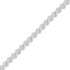 Thumbnail Image 1 of Diamond Stacked S-Link Bracelet 3/4 ct tw Sterling Silver 7"