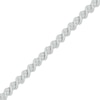 Thumbnail Image 2 of Diamond Stacked S-Link Bracelet 3/4 ct tw Sterling Silver 7&quot;