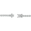 Thumbnail Image 2 of Diamond Stacked S-Link Bracelet 3/4 ct tw Sterling Silver 7"