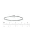Thumbnail Image 3 of Diamond Stacked S-Link Bracelet 3/4 ct tw Sterling Silver 7"